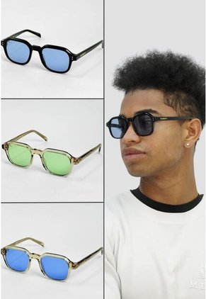 GAFAS DE SOL UNISEX WANDERTH FILTRO UV400 CON LENTES POLARIZADOS -DORADO-AZUL-WD8313