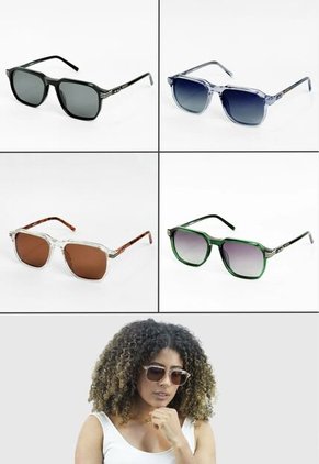 GAFAS DE SOL UNISEX WANDERTH FILTRO UV400 CON LENTES POLARIZADOS-AZUL-TRANSPARENTE-TM5014A