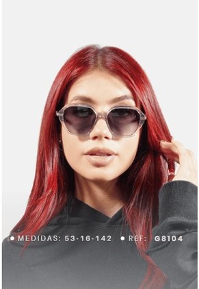 GAFAS DE SOL UNISEX WANDERTH FILTRO UV400 CON LENTES POLARIZADOS-TRANSPARENTE-GRIS-G8104