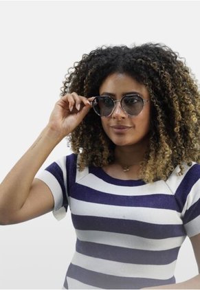 GAFAS DE SOL UNISEX WANDERTH FILTRO UV400 CON LENTES POLARIZADOS-PLATEADO-CELESTE-P28202