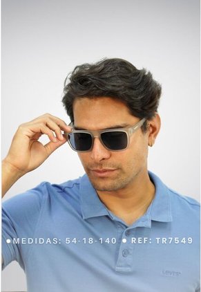 GAFAS DE SOL UNISEX WANDTHER FILTRO UV400 CON LENTES POLARIZADOS BEIGE-AZUL-TR7549