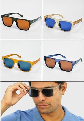 GAFAS DE SOL UNISEX WANDTHER FILTRO UV400 CON LENTES POLARIZADOS NEGRO-NARANJA-TR7549