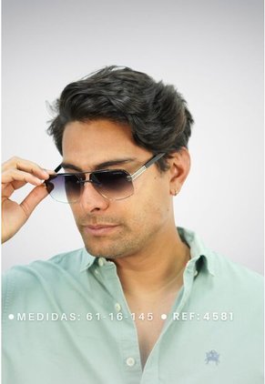 GAFAS DE SOL UNISEX WANDTHER FILTRO UV400 CON LENTES POLARIZADOS NEGRO-AZUL-4581