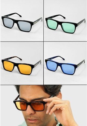 GAFAS DE SOL UNISEX WANDTHER FILTRO UV400 CON LENTES POLARIZADOS NEGRO-GRIS-2697