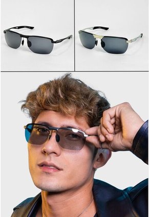 GAFAS DE SOL UNISEX WANDTHER FILTRO UV400 CON LENTES POLARIZADOS PLATEADO-GRIS-6303