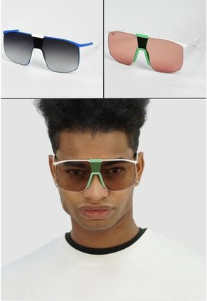 GAFAS DE SOL UNISEX WANDERTH FILTRO UV400 CON LENTES POLARIZADOS-ROJO-VERDE-BLANCO-20827