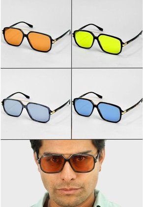 GAFAS DE SOL UNISEX WANDTHER FILTRO UV400 CON LENTES POLARIZADOS NEGRO-AMARILLO-1392