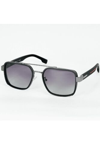 GAFAS DE SOL UNISEX WANDERTH FILTRO UV400 CON LENTES POLARIZADOS-NEGRO-PLATEADO-S15106 Wanderth