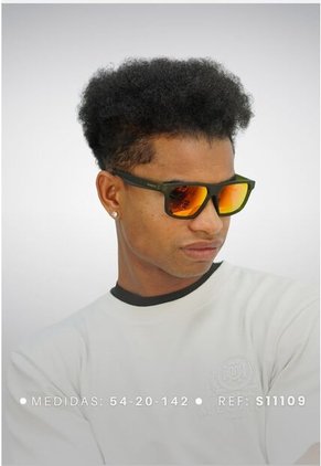 GAFAS DE SOL UNISEX WANDTHER FILTRO UV400 CON LENTES POLARIZADOS VERDE-NARANJA-S11109