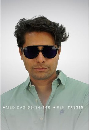 GAFAS DE SOL UNISEX WANDTHER FILTRO UV400 CON LENTES POLARIZADOS VINOTINTO-AZUL-TR3315