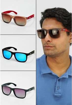 GAFAS DE SOL UNISEX WANDTHER FILTRO UV400 CON LENTES POLARIZADOS NEGRO-MORADO-WA4165