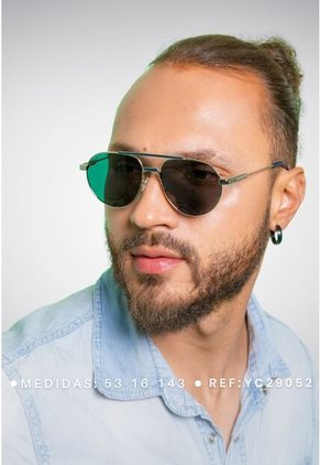 GAFAS DE SOL UNISEX WANDTHER FILTRO UV400 CON LENTES POLARIZADOS PLATEADO-AZUL-YC29052