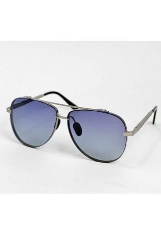 GAFAS DE SOL UNISEX WANDTHER FILTRO UV400 CON LENTES POLARIZADOS PLATEADO-AZUL-A663 Wanderth
