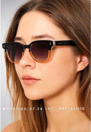 GAFAS DE SOL UNISEX WANDTHER FILTRO UV400 CON LENTES POLARIZADOS NEGRO-NARANJA-S31110