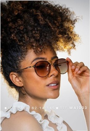 GAFAS DE SOL UNISEX WANDTHER FILTRO UV400 CON LENTES POLARIZADOS DORADO-NEGRO-WA1003