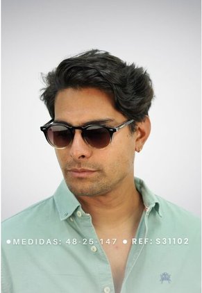 GAFAS DE SOL UNISEX WANDTHER FILTRO UV400 CON LENTES POLARIZADOS NARANJA-VERDE-S31102