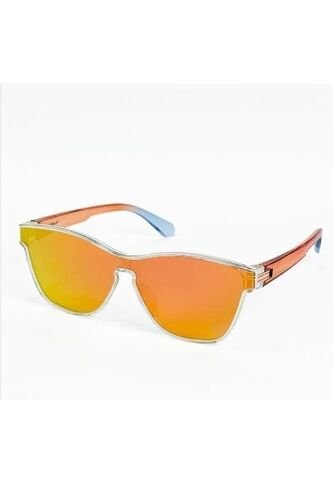 GAFAS DE SOL UNISEX WANDTHER FILTRO UV400 CON LENTES POLARIZADOS PLATEADO-NARANJA-TR7544 Wanderth