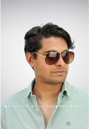 GAFAS DE SOL UNISEX WANDTHER FILTRO UV400 CON LENTES POLARIZADOS DORADO-NARANJA-A663