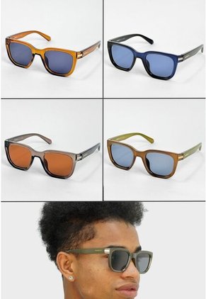 GAFAS DE SOL UNISEX WANDTHER FILTRO UV400 CON LENTES POLARIZADOS CAFE-AZUL-TR7548