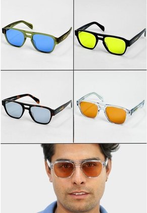 GAFAS DE SOL UNISEX WANDTHER FILTRO UV400 CON LENTES POLARIZADOS NEGRO-GRIS-1801