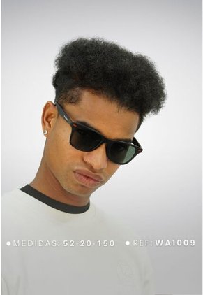 GAFAS DE SOL UNISEX WANDTHER FILTRO UV400 CON LENTES POLARIZADOS NEGRO-MORADO-WA1009
