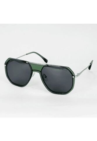 GAFAS DE SOL UNISEX WANDERTH FILTRO UV400 CON LENTES POLARIZADOS-PLATEADO-VERDE-A4524 Wanderth
