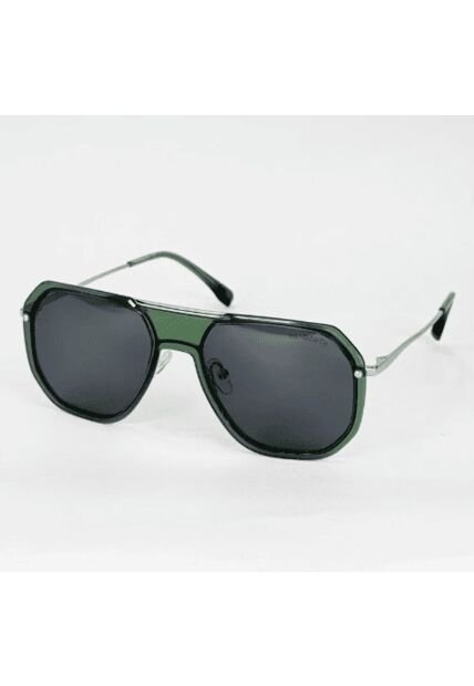 GAFAS DE SOL UNISEX WANDERTH FILTRO UV400 CON LENTES POLARIZADOS-PLATEADO-VERDE-A4524