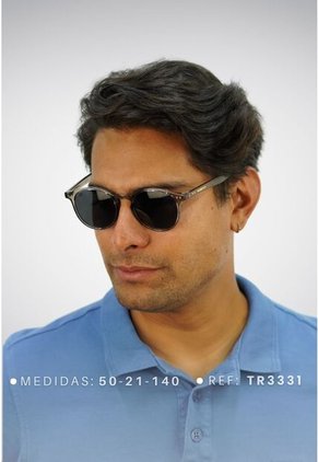 GAFAS DE SOL UNISEX WANDTHER FILTRO UV400 CON LENTES POLARIZADOS BEIGE-NEGRO-TR3331