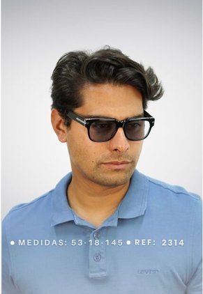 GAFAS DE SOL UNISEX WANDTHER FILTRO UV400 CON LENTES POLARIZADOS TRANSPARENTE-NEGRO-2314