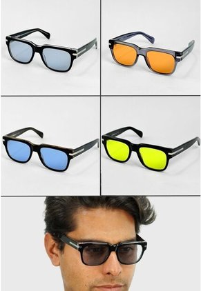 GAFAS DE SOL UNISEX WANDTHER FILTRO UV400 CON LENTES POLARIZADOS TRANSPARENTE-NEGRO-2314