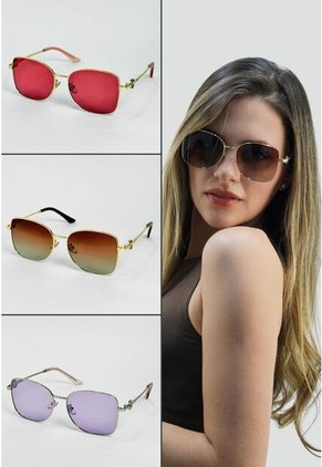 GAFAS DE SOL UNISEX WANDTHER FILTRO UV400 CON LENTES POLARIZADOS PLATEADO-LILA-P28216