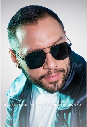 GAFAS DE SOL UNISEX WANDTHER FILTRO UV400 CON LENTES POLARIZADOS DORADO-AZUL-JS8537