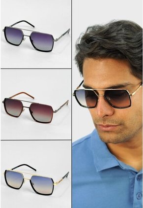 GAFAS DE SOL UNISEX WANDTHER FILTRO UV400 CON LENTES POLARIZADOS DORADO-NEGRO-PS31951