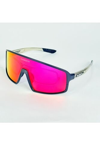 GAFA CICLISMO Y DEPORTES WANDERTH WIND DE UN SOLO LENTE DE COLOR GRIS-PLATEADO Wanderth