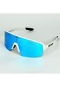 GAFA CICLISMO Y DEPORTES WANDERTH SPRINT DE UN SOLO LENTE DE COLOR BLANCO-AZUL de Wanderth