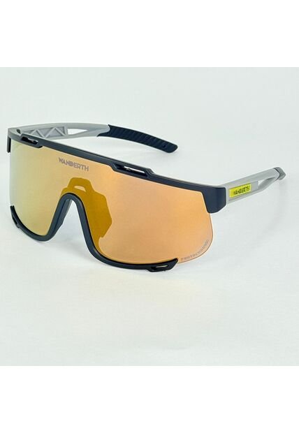 GAFA CICLISMO Y DEPORTES WANDERTH GIRO DE UN SOLO LENTE DE COLOR NEGRO-AMARILLO