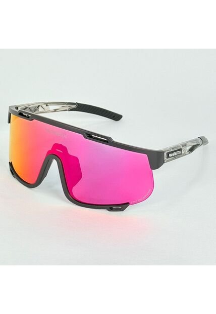 GAFA CICLISMO Y DEPORTES WANDERTH GIRO DE UN SOLO LENTE DE COLOR PLATEADO-ROSA