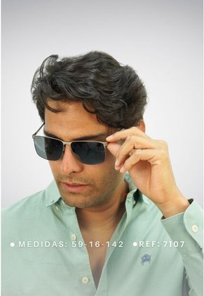 GAFAS DE SOL UNISEX WANDTHER FILTRO UV400 CON LENTES POLARIZADOS DORADO-AZUL-7107