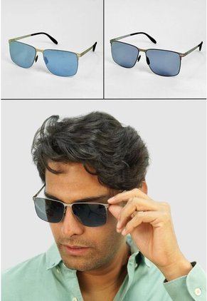 GAFAS DE SOL UNISEX WANDTHER FILTRO UV400 CON LENTES POLARIZADOS DORADO-AZUL-7107