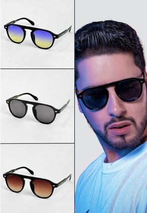 GAFAS DE SOL UNISEX WANDERTH FILTRO UV400 CON LENTES POLARIZADOS-NEGRO-AMARILLO-MORADO-92106