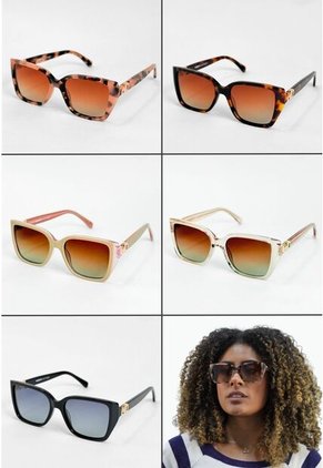 GAFAS DE SOL UNISEX WANDTHER FILTRO UV400 CON LENTES POLARIZADOS NEGRO-NARANJA-WD73721S