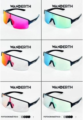 GAFA CICLISMO Y DEPORTES WANDERTH SPRINT DE UN SOLO LENTE FOTOCROMANTICO NEGRO-AZUL