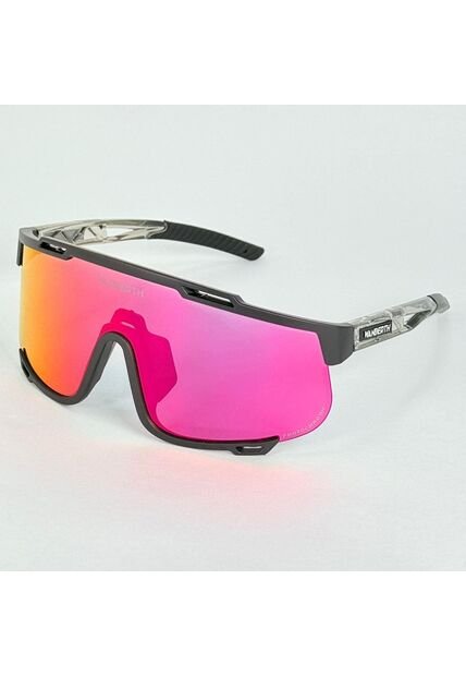 GAFA CICLISMO Y DEPORTES WANDERTH GIRO DE UN SOLO LENTE FOTOCROMANTICO TRANSPARENTE-ROSA