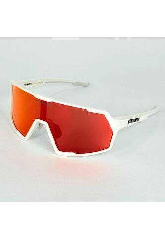 GAFA CICLISMO Y DEPORTES WANDERTH SPACE DE UN SOLO LENTE DE COLOR BLANCO-NARANJA Wanderth