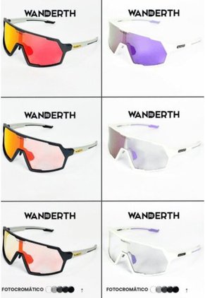 GAFA CICLISMO Y DEPORTES WANDERTH SPACE DE UN SOLO LENTE FOTOCROMANTICO BLANCO-MORADO