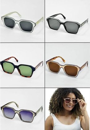 GAFAS DE SOL UNISEX WANDERTH FILTRO UV400 CON LENTES POLARIZADOS-BLANCO-NEGRO-UM8809