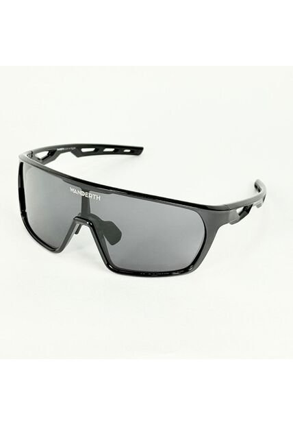 GAFA CICLISMO Y DEPORTES WANDERTH LIFESTYLE DE UN SOLO LENTE DE COLOR NEGRO