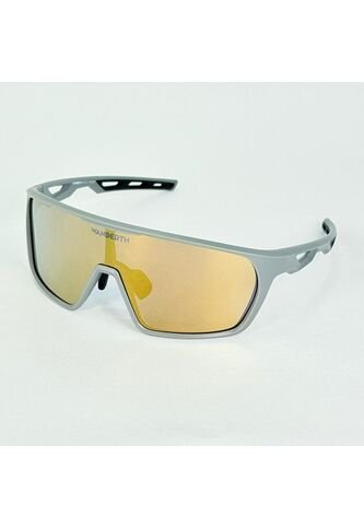 GAFA CICLISMO Y DEPORTES WANDERTH LIFESTYLE DE UN SOLO LENTE DE COLOR GRIS-DORADO Wanderth