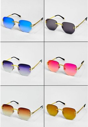 GAFAS DE SOL UNISEX WANDTHER FILTRO UV400 CON LENTES POLARIZADOS DORADO-MORADO-S31821