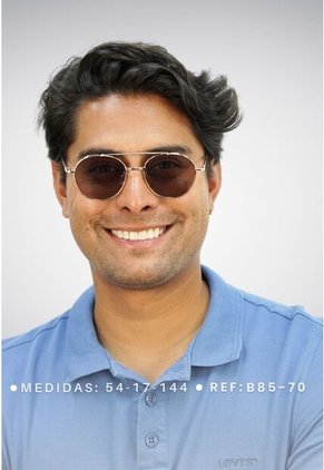 GAFAS DE SOL UNISEX WANDTHER FILTRO UV400 CON LENTES POLARIZADOS DORADO-MARRON-B85-70